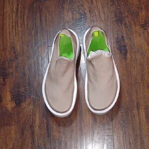 Tan Slip-On Kids Shoes